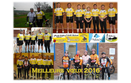 les blaireaux d 'Haillicourt vous présentent les meilleurs voeux 2016  